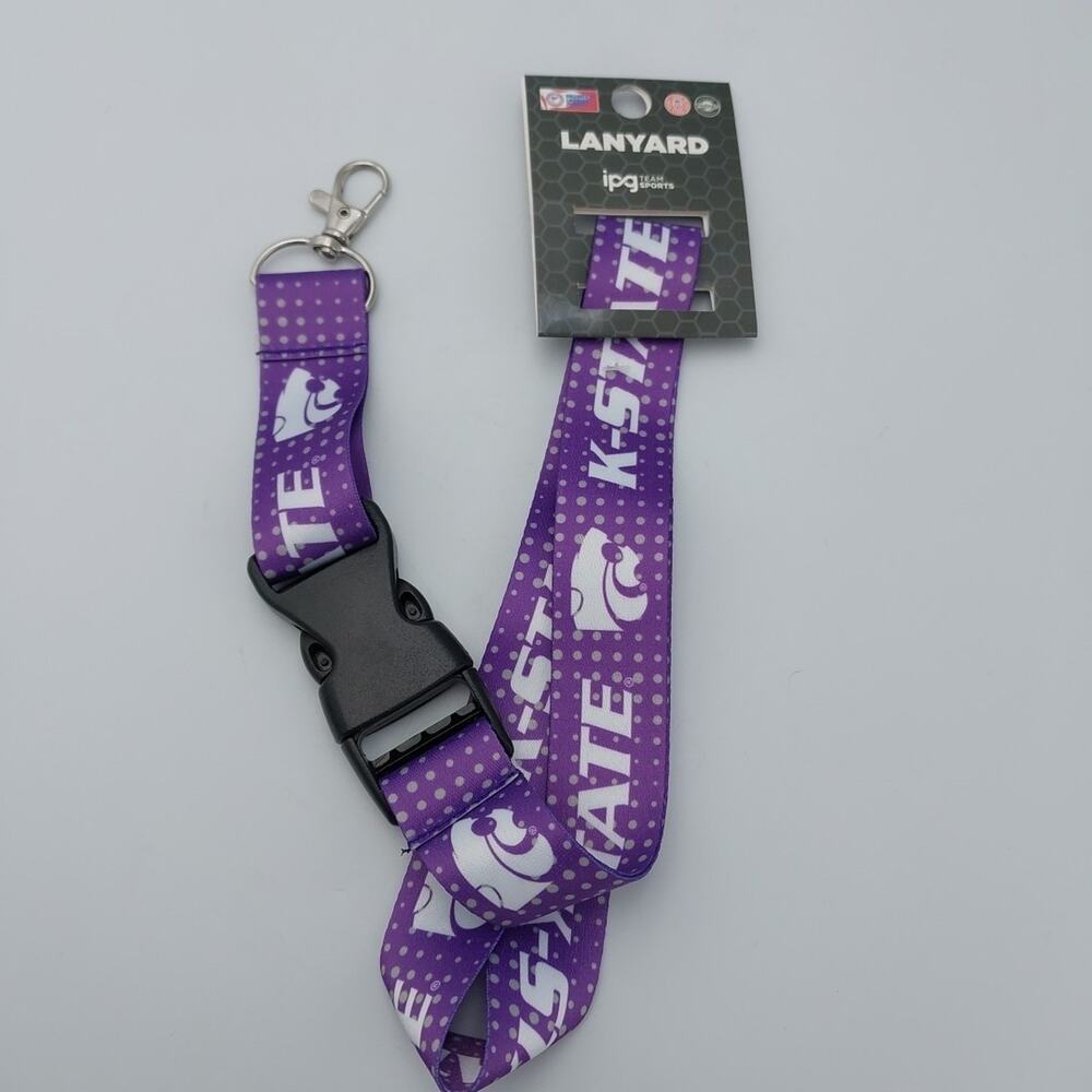 Kansas State University‎ Wildcats Lanyard Keychain